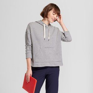 A New Day Long Sleeve Striped Leisure Hoodie